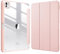 FINTIE Custodia per iPad Pro 11 Pollici (M4) 2024 con Pencil Holder - Sottile Leggero Trasparente Cover Posteriore con Bordo in TPU Morbido, Oro rosa