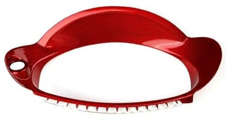 Auto Innenstyling Für BRZ GR86 2021 2022 2023 2024 Tacho Dashboard Rahmen Aufkleber LHD Abdeckung Dekoration(Rot)