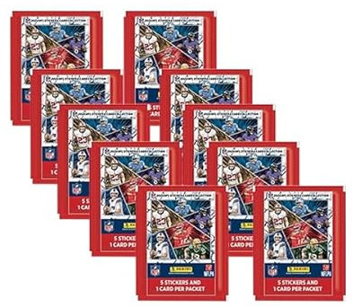 Panini National Football League 2024 Sticker & Cards - 10x Stickertüten