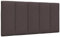 vidaXL Kopfteil-Kissen Hanko Dunkelbraun 100 cm Stoff, Kopfteilkissen, Kopfkissen, Lesekissen, Kopfteilpolster, Rückenkissen, Kissen-Kopfteil