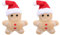 Hrtyvhin 2pcs Catnips Gingerbreads Man Cats Toy Spielen Interaktiv Weihnachtsspielzeug Für Gesundes Zahnfleisch