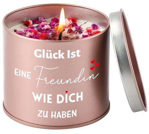 CadeauJoie Geschenke für Frauen, 9OZ Lavendel Kerzen Geburtstagsgeschenk für Frauen Freundin, Jahrestag Geburtstag Dankeschön Weihnachten Geschenk