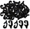 SZLIFE 40 Pezzi Fibbie per Porte di Gabbia per Animali Domestici, Ganci rinforzati, connettori per ferramenta per Porte, Clip per Cavi per Recinzione di