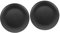 BESTOYARD 2piezas Platos De Vajilla Redondos Negros Para Pizza Barbacoa Ensaladas Postres Casa