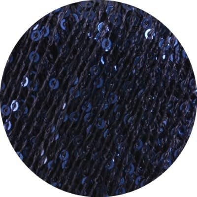 LANA GROSSA Glamour | Beilaufgarn mit Pailletten | Handstrickgarn aus 55% Polyamid und 45% Polyester | 25g Wolle zum Stricken & Häkeln | 115m GarnFB 5