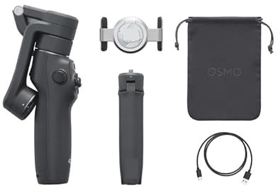 ZHXOZYF per DJI per Osmo per Mobile 6 Portatile e Pieghevole per OM6 Stabilizzazione a 3 Assi ActveTrack .0 per Om(Om 6 Vlog Combo)