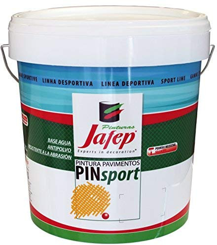 PIN SPORT Pintura Pavimentos para Pistas Deportivas Rojo Oxido 4L de JAFEP