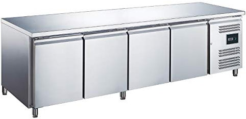 ZORRO Kühltisch ZGN 4100 TN | 4 Türen | 2230x700mm | 1/1 GN