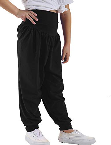 GW CLASSYOUTFIT Girls Kids Child Harem ALI Baba Yoga Baggy Pants Trouser Leggings Girls Hareem Legging Dance Show Costume Boys Pants Unisex