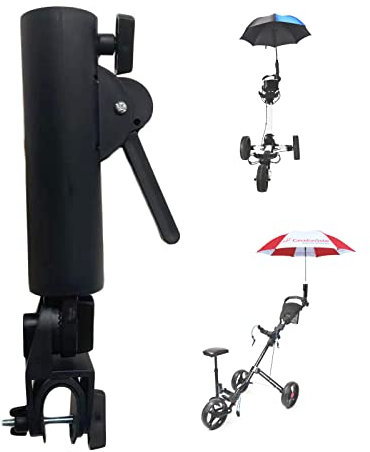 Support de Parapluie pour Chariot de Golf, Support de Parapluie réglable Robuste pour Scooter, Fauteuil Roulant, vélo, Poussette, Landau