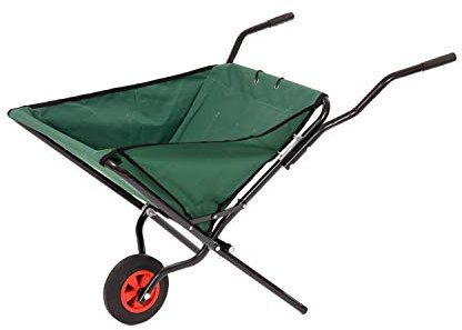 Oypla Lightweight Folding Garden Wheelbarrow Foldable Wheel Barrow