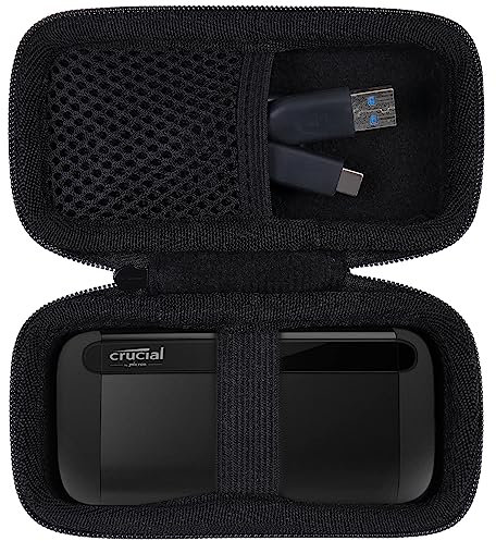 Aenllosi Funda para CT1000X8SSD9 X8 1TB Crucial CT2000X8SSD9 X8 2TB SSD portátil External SSD