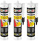 Isolbau Profi Folienkleber - 3 x 450 g Bauelastischer 1K Klebe-Dichtstoff zur Verklebung von Kunststofffolie, Dampfbremsen & Dampfsperren