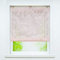 Joyswahl Voile Ösenrollo Transparenter Raffrollo mit Blumen Ausbrennerqualität »Jesscia« Schals Fenster Gardine mit Hakenaufhängung, Raffrollo ohne Bohren BxH 100x130cm, Pink 1 Stück