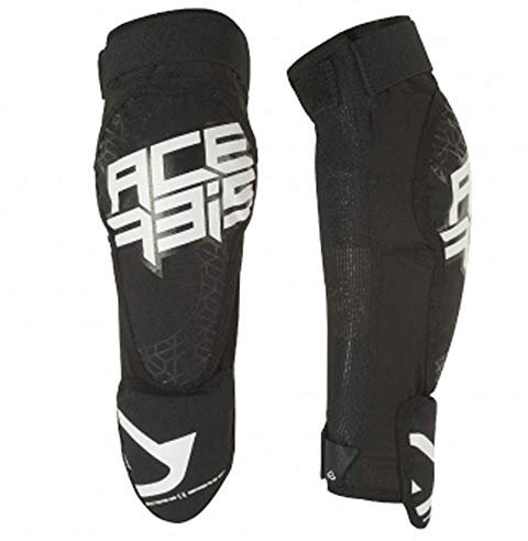 Acerbis X-Zip Protezioni per ginocchia (Black,One Size)