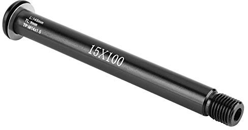 Pwshymi Bike Fork Mount Thru Axle, Quick Release Bicycle Fork Mount Thru Aluminum Alloy Front Hubs for FOX SC32 34 36 (100 * 15mm)