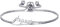 Philip Jones Versilbertes Big Sister-Armband mit Zircondia®-Kristallen