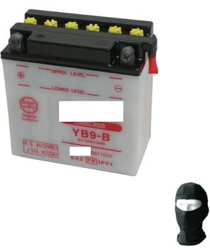 KOMPATIBEL MIT Piaggio Ape FL3 Europa (TL5T) 50 1995 A 1999 Batterie YB9-B UASA 12V / 9AH BEREITS BEREIT BATTERIEN FÜR Motorrad-Roller SPEZIFISCHE HERVORRAGENDE QUALITÄT