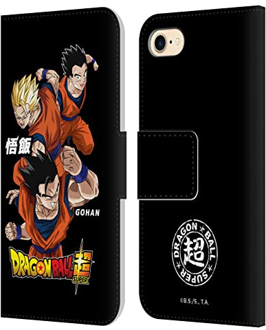 Head Case Designs Offizielle Dragon Ball Super Gohan Universe Survival Characters Leder-Wallet-Hülle Kompatibel mit Apple iPhone 7/8 / SE 2020 & 2022