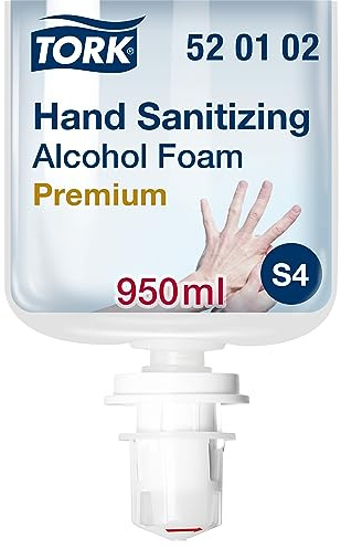 Tork Schaum zur Händedesinfektion S4, sanft zur Haut, 1.000 ml, 520102