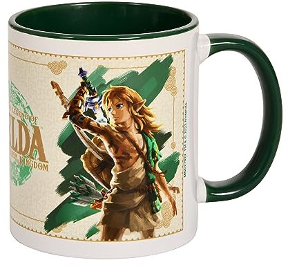 Pyramid International The Legend of Zelda Tazza (Link Unleashed Design) Tazza da caffè in ceramica da 325 ml, tazze e tazze da caffè per donne e tazze da uomo, prodotto ufficiale