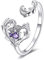 YFN Schottische Distel Ring für Frauen Sterling Silber Distel Schmuck Geschenke für Mädchen Freund (10)