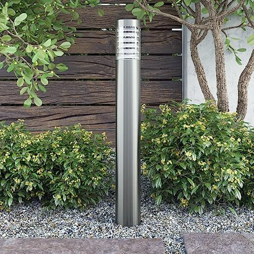 Außen ständige Edelstahl-Mastleuchte,3 KG,41101,Color: Silber