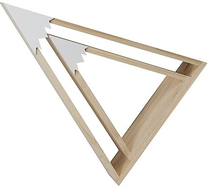 Alipis Confezione Da 2 Decorazioni Per La Casa Con Triangolo Innevato Stile Nordico Decorazioni Da Parete Per La Casa