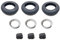 Allwetter Reifen 100/90-10 M+S Kompletträder Weiß passend für Piaggio Ape 50 TL1T, TL2T, TL3T, TL4T, TL5T, TL6T, ZAPC80, ZAPC81 – Satz mit Felgen und Schläuchen