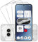 Rnnmeeko Protector de Pantalla Compatible con Nothing Phone 2A - 3 Piezas Vidrio Templado 9H Dureza, HD Film Cristal para Pantalla