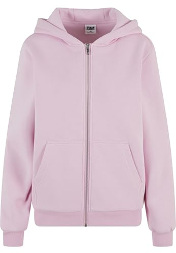Urban Classics Damen Kapuzenpullover Ladies Fluffy Zip Hoody, Flauschiger Kapuzenpullover mit Reißverschluss für Frauen, Loose Fit