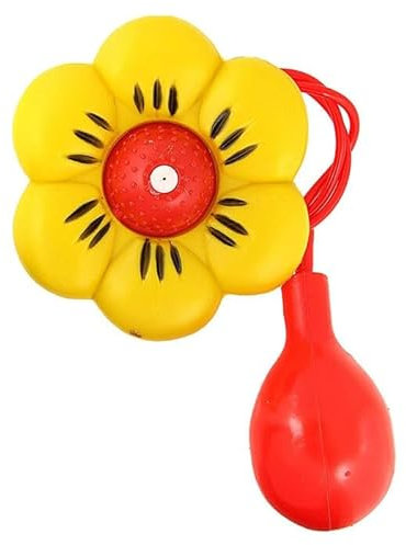 CREATIV DISCOUNT Riesen Spritzblume aus Plastik, gelb