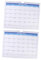 Lurrose 2 Stk Kalender Agenda 2021 Planer täglich hängender Monatsplaner monatlicher Wandplaner desk calendar jahrestag klobürste wandmontage planen planzenklemme moon calendar Papier Blue