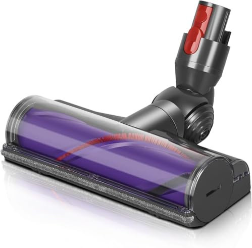 Tête de Brosse Compatible pour Dyson Aspirateur V7, V8, V10, V11, V15, Motor-Head, Accessorie, Pièce Détachées, Brosse Turbine, Brosse Motorisée, Turbo Brosse, Pièce de Rechange 967483-04