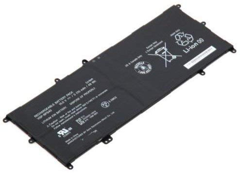 VGP-BPS40 Laptop Akku kompatibel für Sony Vaio Flip SVF 15A SVF15N17CXB 14A SVF14NA1UL - 15,0V 48Wh/3170mAh