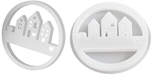 Hausformen aus Silikon – Ring- und Hauszementformen | Haus-Silikon-Gipsformen, Harzform, Ornamentform, Epoxid-Gussformen für Heimdekoration