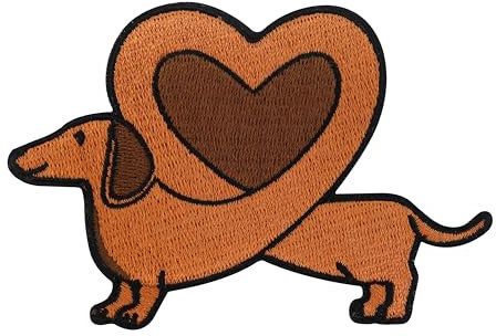 Finally Home Patch zum Aufbügeln - Dackel Love | Hunde Patches, Aufbügler, Hund Flicken, Erwachsene Aufnäher, Dachshund Bügelpatch, Dackel Geschenke