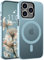 ORDA Magnetic Case for iPhone 15 Pro Case Compatible with MagSafe for iphone 15 Pro phone case Translucent Matte Back Slim Shockproof Phone Cover phone case for iphone 15 Pro 6.1-Inch light blue
