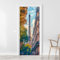 Türbekleben Paris Türtapete, Selbstklebend TürPoster Paris Türbilder, 3D Fototapete Türfolie Poster Tapete Türaufkleber Tür Tapeten 77 x 200 cm q2090