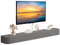 MWIDCIEW Vormontiert TV Lowboard Hängend Grau, 120-300cm Moderner TV Schrank Hängend, TV Sideboard Wohnzimmer mit Schubladen, 120cm