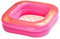 Planschbecken für Kinder Aufblasbarer Babypool Kinderpool 86x86x25cm Tragbare Badewanne Schwimmbecken Badespielzeug (Rosa)