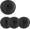Buqpow 4 Pcs Universal 70mm Diameter Wearproof Bearing Pulley Wheel Cable Gym Fitness Equipment Part