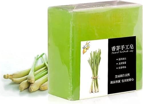 Savon à la citronnelle 100 g, Gel douche bio à la citronnelle, Indispensable pour le visage, Gel douche à la citronnelle