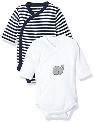 Playshoes Apparel Wickelbody Baby Kleinkind Body, Marine, 50
