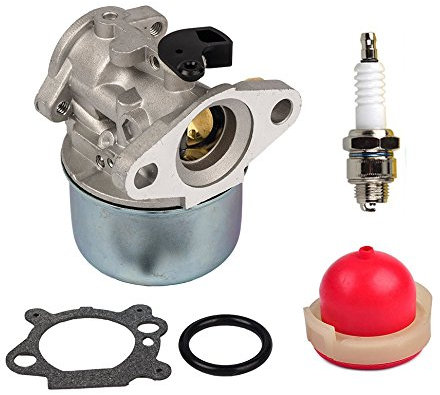 OxoxO 799868 - Kit carburatore per Motori Briggs & Stratton 4-7HP sostituisci 498170 497586 498254 497314 497347