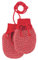 disana Baby Strick-Handschuhe Bio-Merinoschurwolle, Rot-Rose, Gr. 0