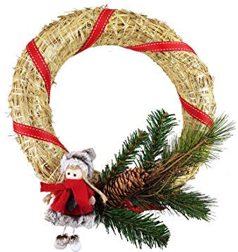 Ghirlanda Corona Natalizia Fuori Porta Fai da te GHI1 addobbi natale