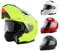 Flip Up Motorcycle Helmet - 3GO E335 Motorbike Adventure Riding ECE ACU Gold Approved Touring Flip Front Helmets with Dual Visor Vented Noise Reducing Lining - Matt Black - M