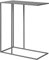 blomus Beistelltisch FERA | Steel Gray | 50L x 25B x 58H cm | Sofatisch Grau | Kaffeetisch aus Stahl für Flur, Wohnzimmer, Schlafzimmer, Büro