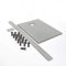 Milano Rasa Light Grey Textured Slate Effect Rectangular Shower Tray Riser Kit - 1700mm x 900mm